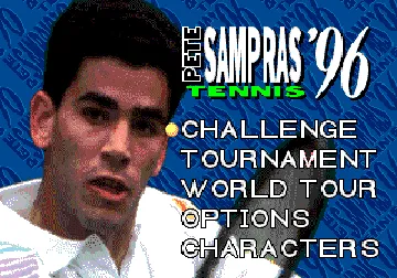 Sampras Tennis 96 (Europe) (J-Cart) screen shot title